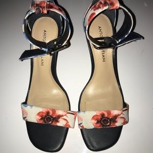 Antonio Melani flowers heels